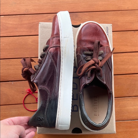 BED|STU Women’s Two-Tone Leather Sneakers - Picture 4 of 8